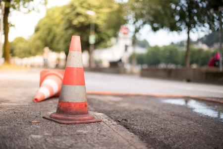Straßensnierung der Kreisstraße 16, Kilianstraße/Sendestraße in Büren-Brenken © Patrick Daxenbichler - stock.adobe.com